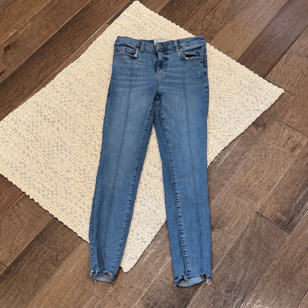 Free People Light‎ Blue Skinny Jeans